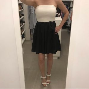 Black and white dress